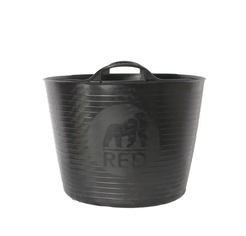 Red Gorilla Tub Flexi Large 38 Litres in Black