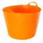 Red Gorilla Tub Flexi Large 38 Litres in Orange