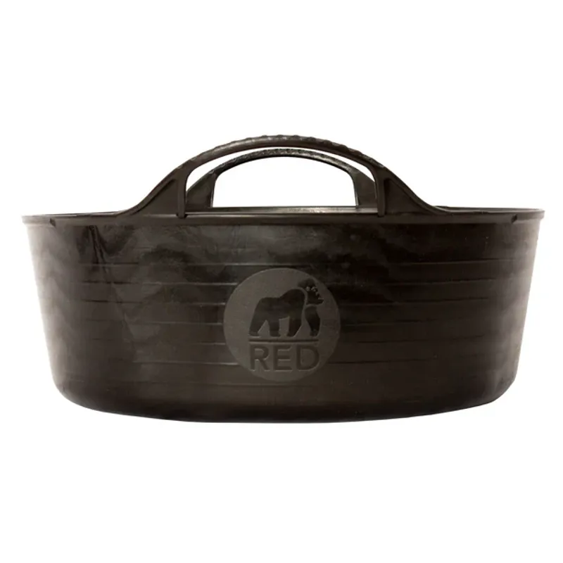 Red Gorilla Tub Flexi Mini Shallow 5 Litre in Black