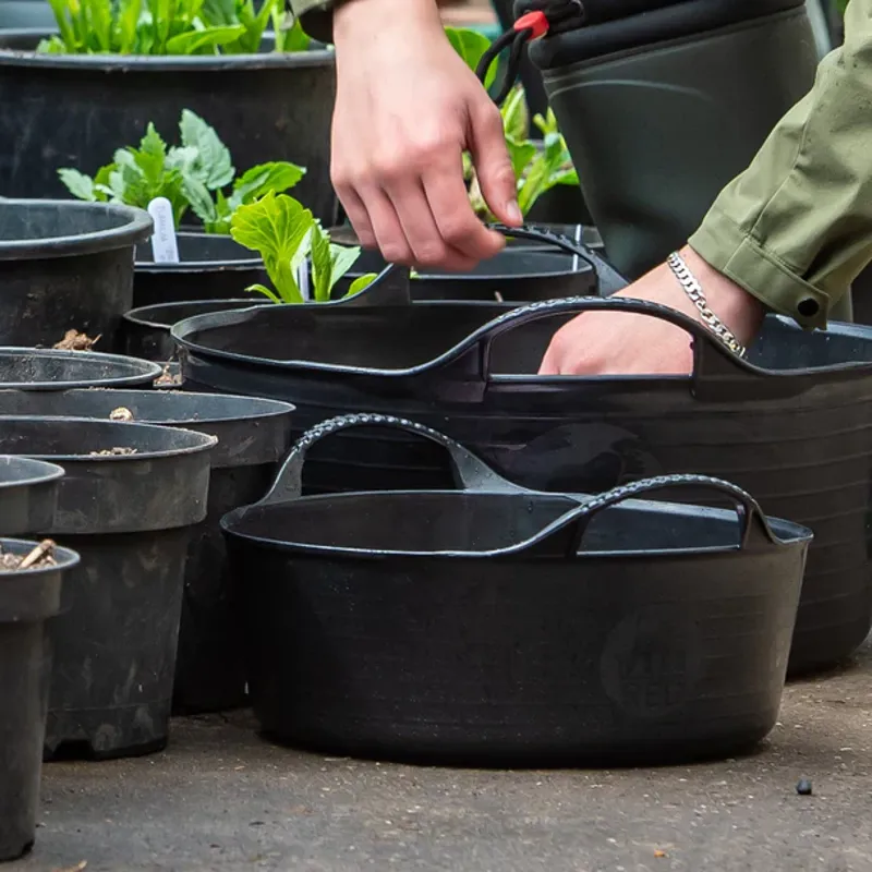 Red Gorilla Tub Flexi Mini Shallow 5 Litre in Black-1