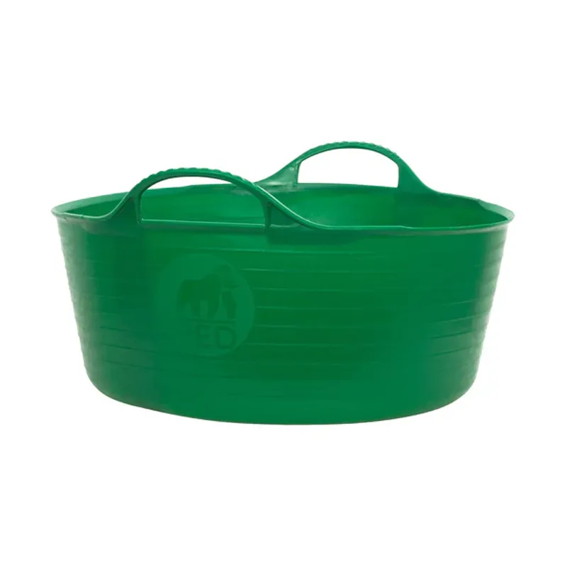 Red Gorilla Tub Flexi Small Shallow 15 Litres in Green
