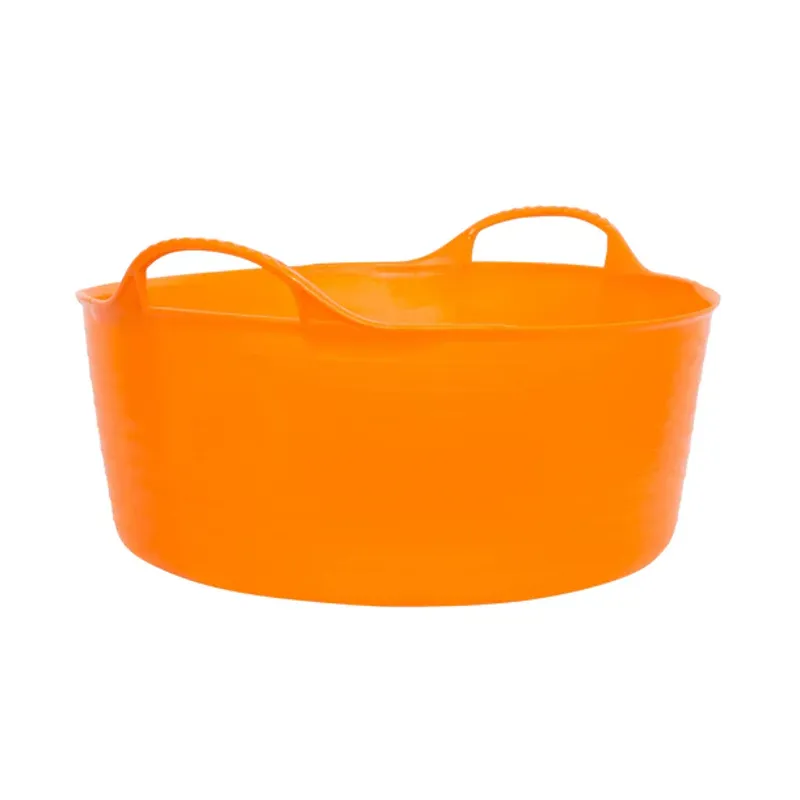 Red Gorilla Tub Flexi Small Shallow 15 Litres in Orange