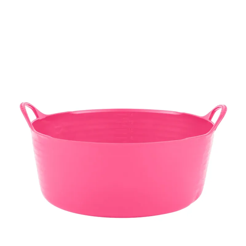 Red Gorilla Tub Flexi Small Shallow 15 Litres in Pink