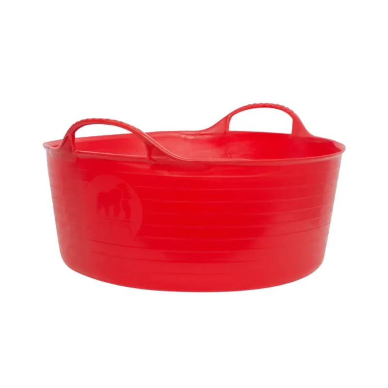 Red Gorilla Tub Flexi Small Shallow 15 Litres in Red