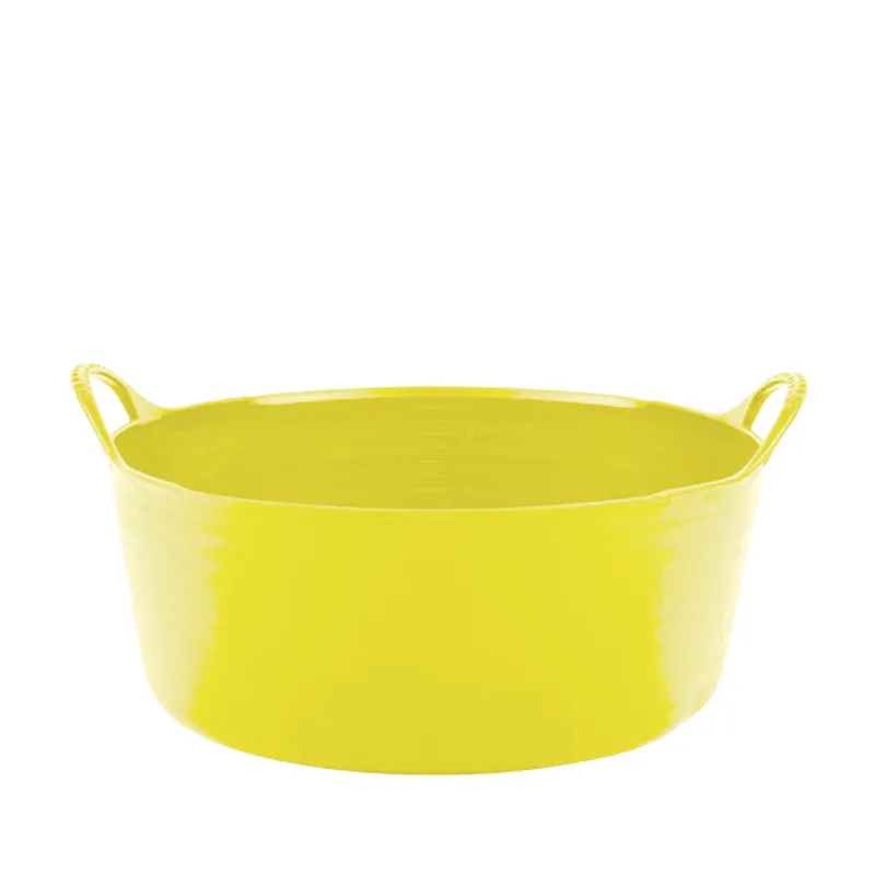 Red Gorilla Tub Flexi Small Shallow 15 Litres in Yellow