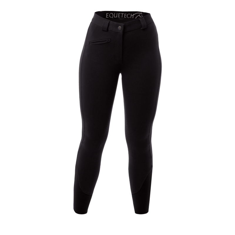 Equetech Grip Seat Breeches in Ladies Black