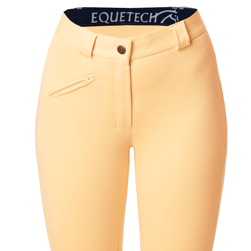 Equetech Grip Seat Breeches Ladies in Canary-3