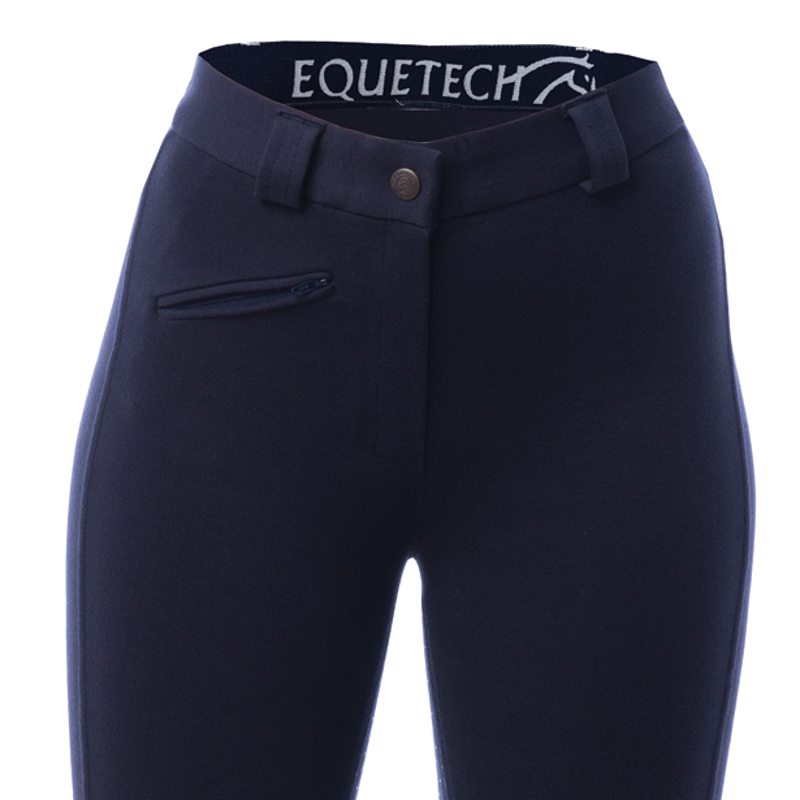 Equetech Grip Seat Breeches Ladies in Navy-3