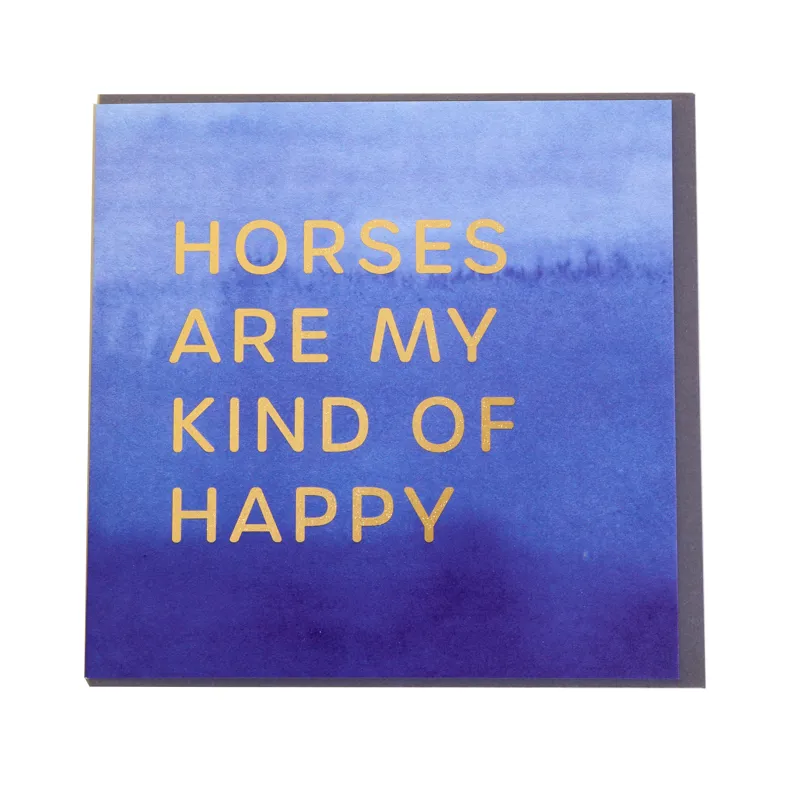 Gubblecote Greetings Card - My kind of happy