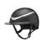 Charles Owen Halo Riding Hat in Black Matte with Platinum