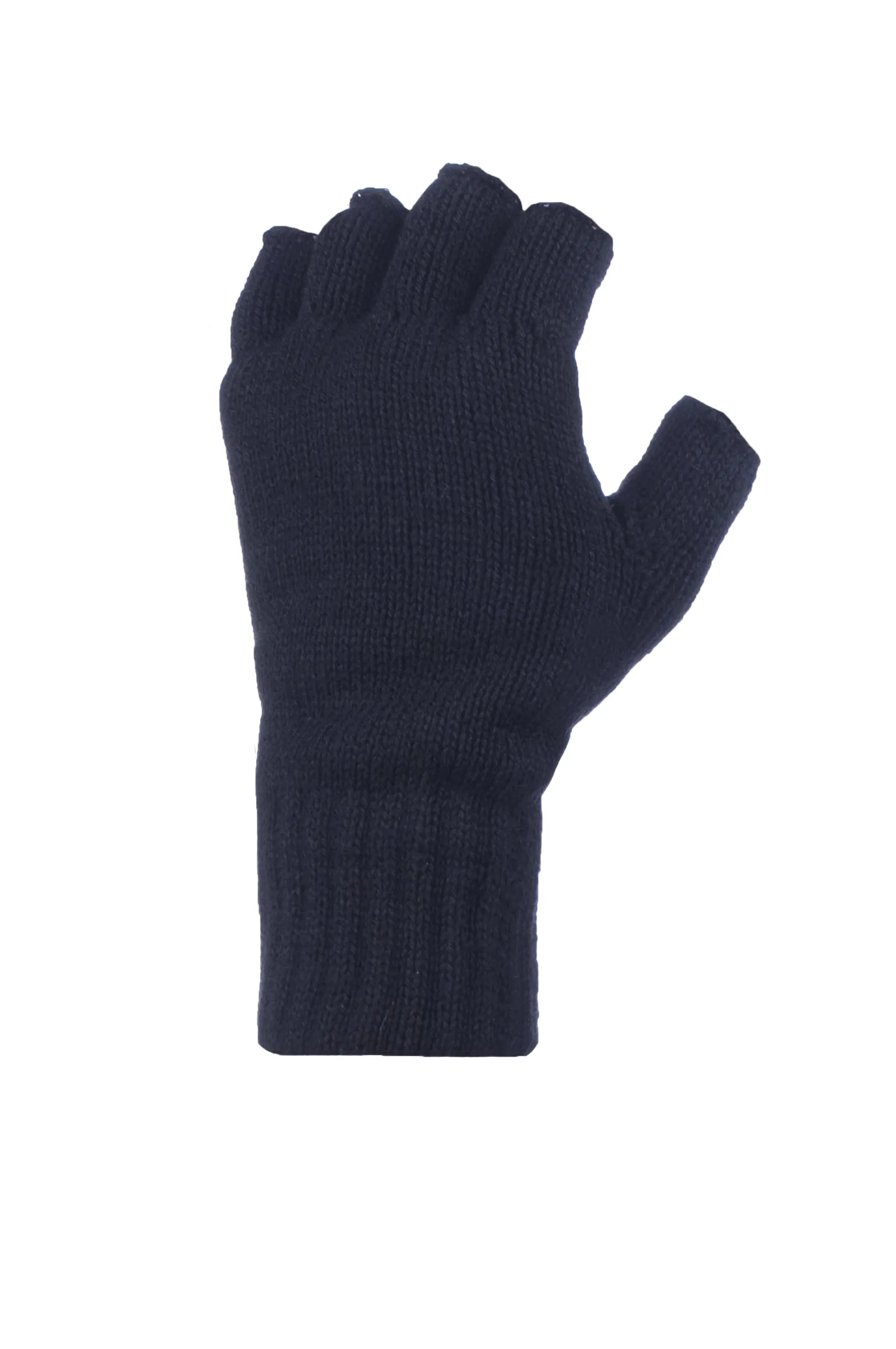 Heat Holders Skala Fingerless Gloves Mens in Navy