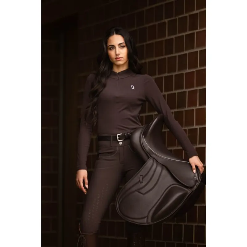 HKM Arezzo Soft Base Layer Ladies in Dark Brown-3