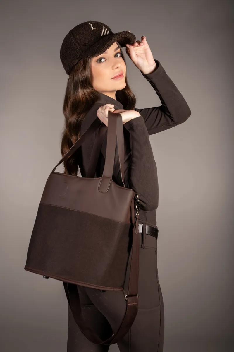 HKM Arezzo Baseball Cap in Dark Brown-1