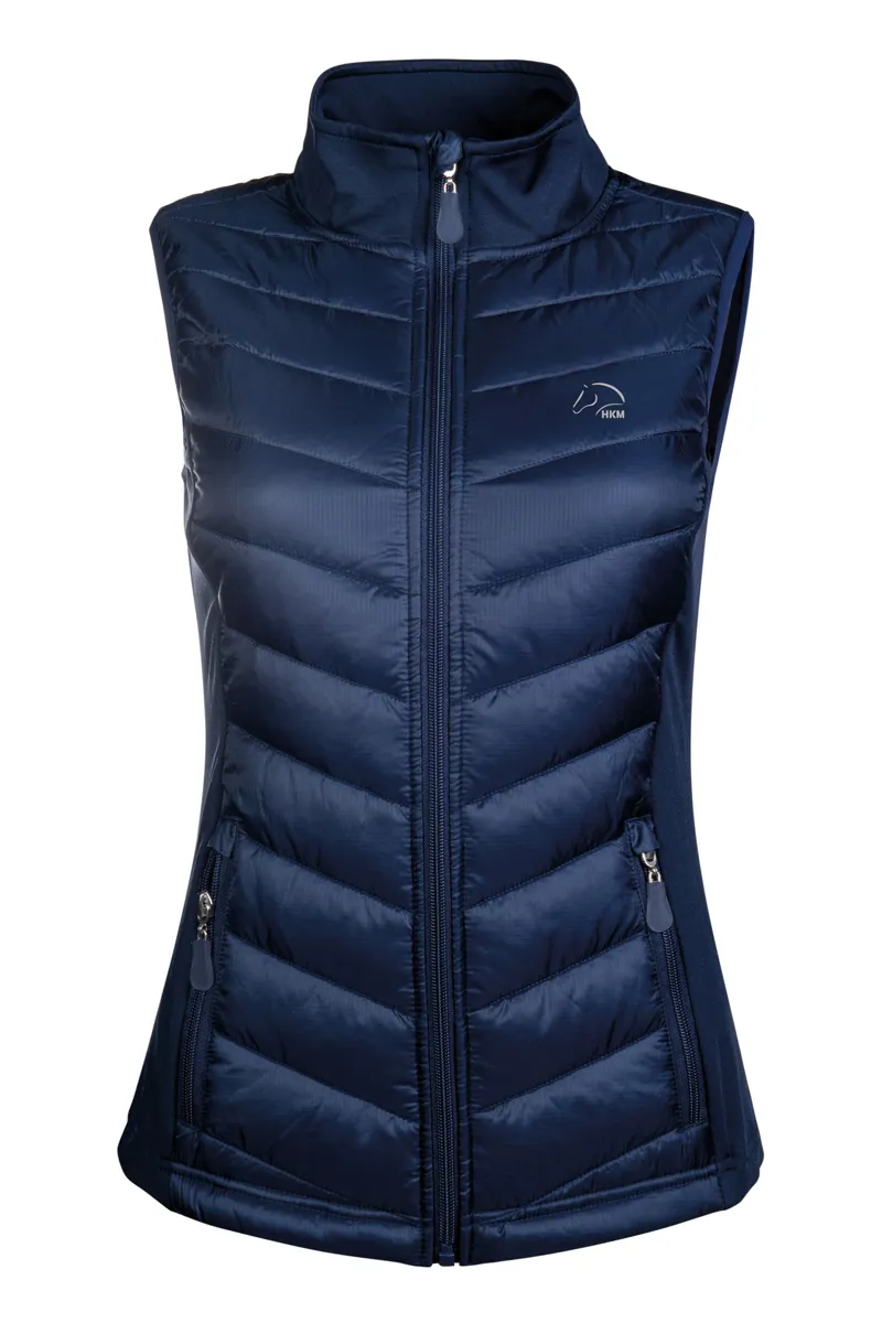 HKM Basel Jersey Gilet Ladies in Navy
