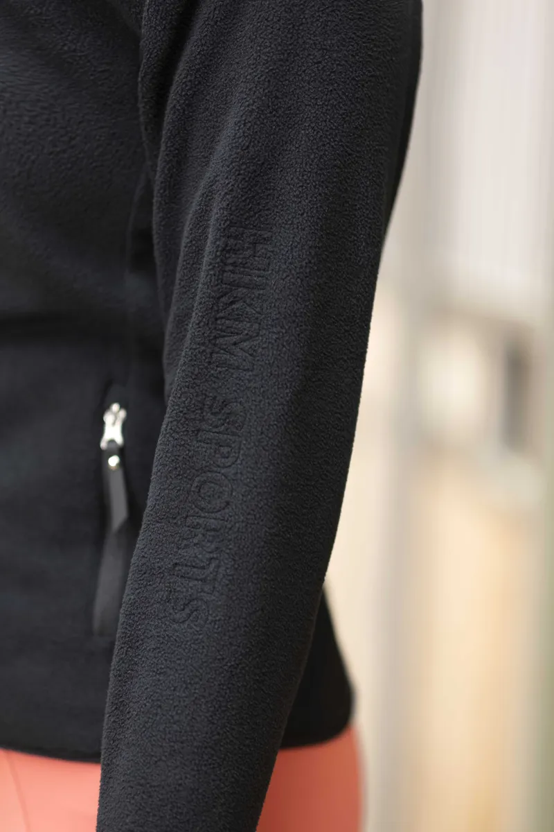 HKM Basil Fleece Jacket Ladies in Black-3