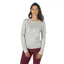 HKM Livigno Horse Head Sweater Ladies in Stone Grey