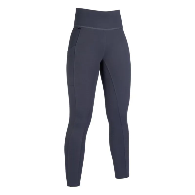 HKM Cosy Riding Leggings Kids in Deep Grey