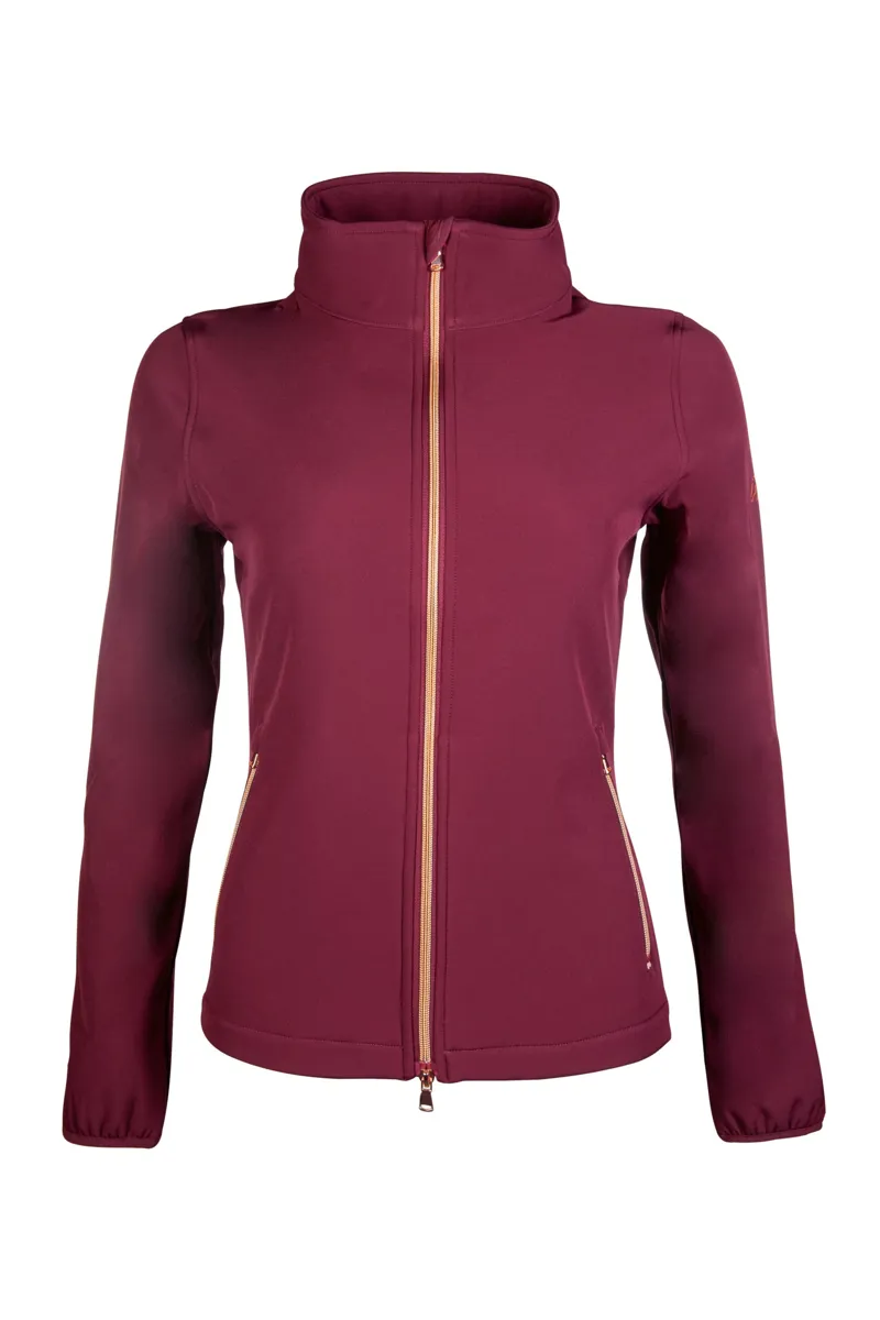 HKM Lily Softshell Jacket Ladies in Wine Red