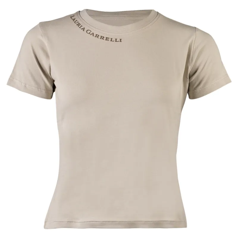 HKM Limone T-Shirt in Beige and Gold