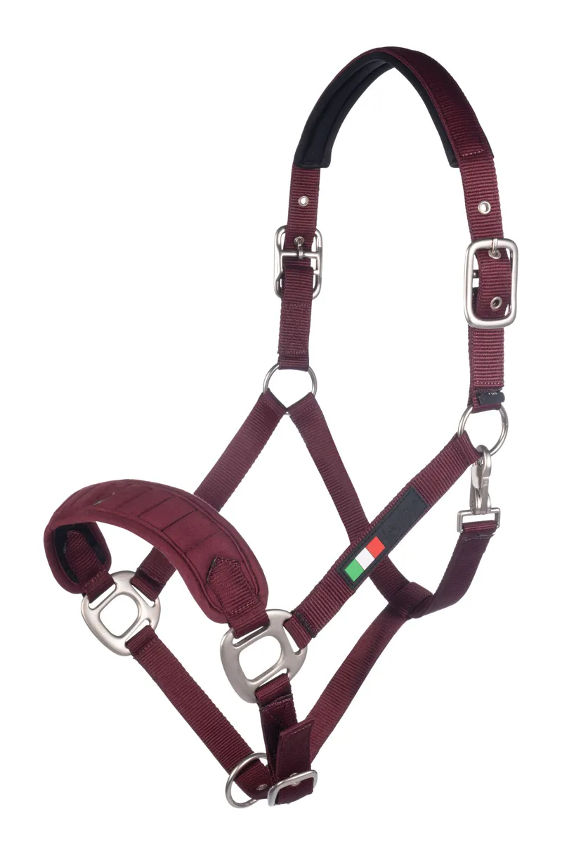HKM Livigno Headcollar in Bordeaux