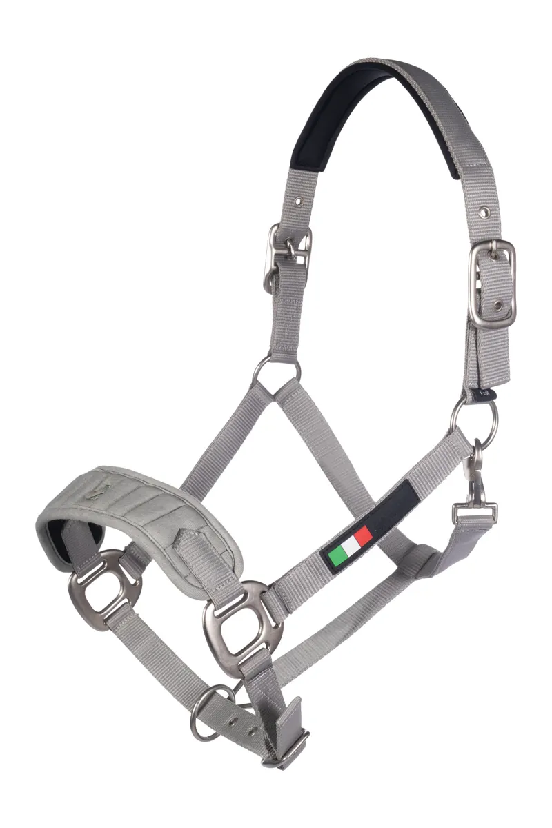 HKM Livigno Headcollar in Stone Grey