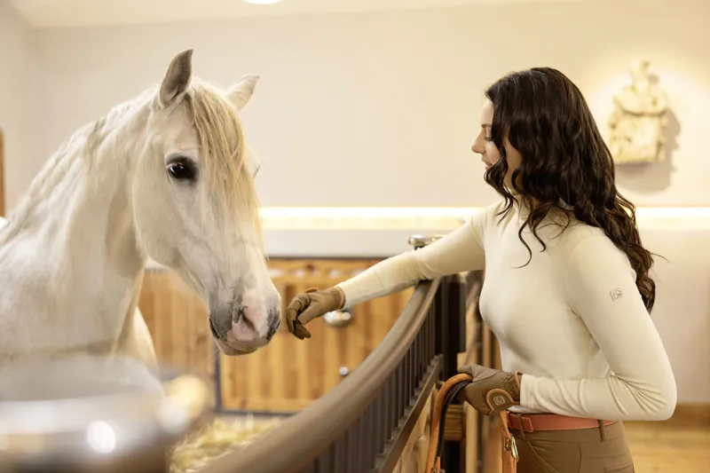 HKM Marrakesh Turtleneck Shirt Ladies in Vanilla-2
