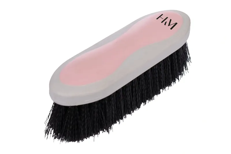 HKM Soft Dandy Brush in Light Rose and Light Grey