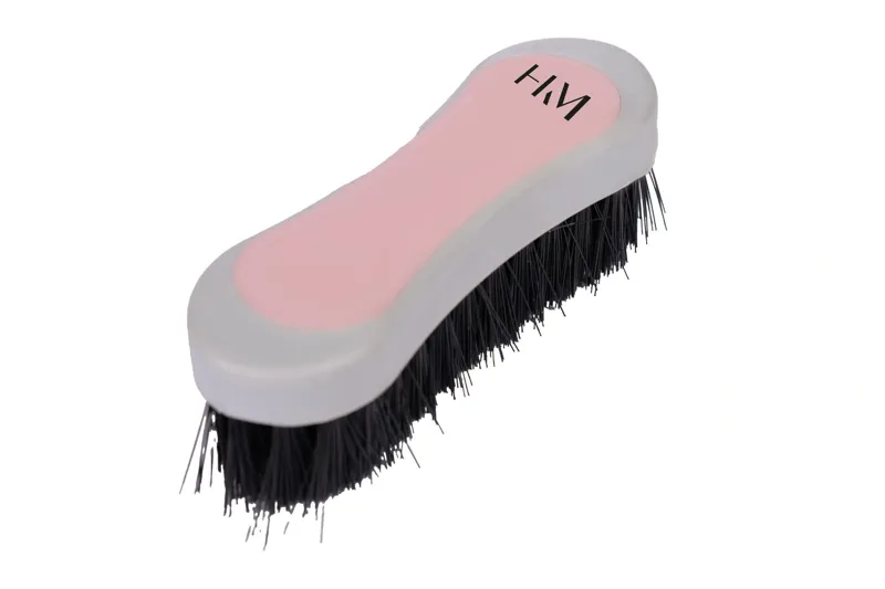 HKM Soft Face Brush in Light Rose and Light Grey