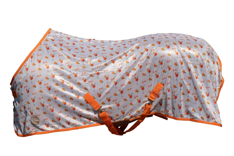 HKM Splash Fly Rug in Orange