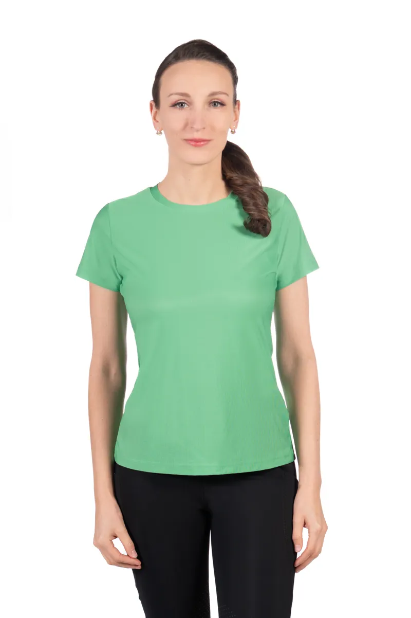 HKM Sporty Mesh T-Shirt in Green-1