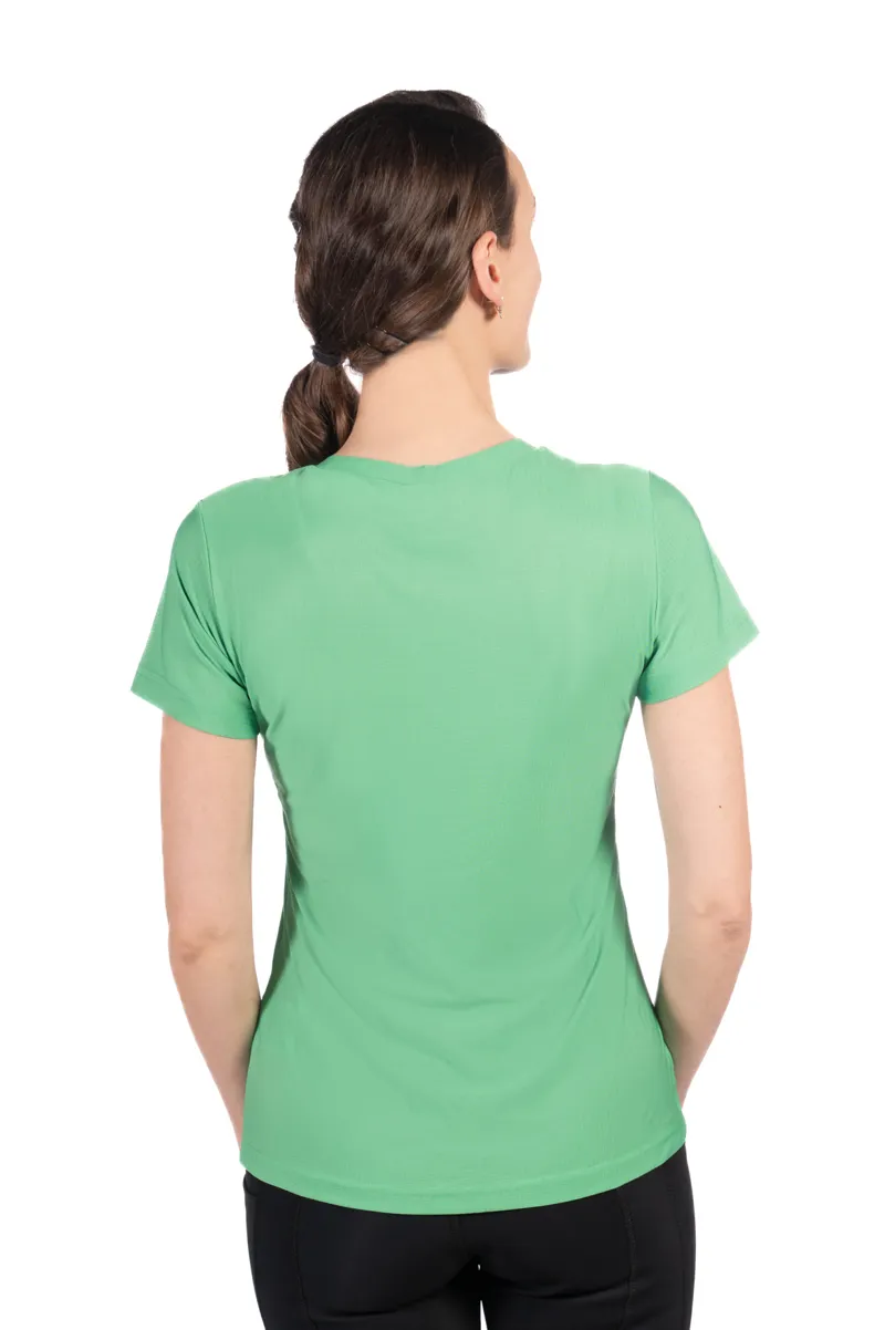 HKM Sporty Mesh T-Shirt in Green-2