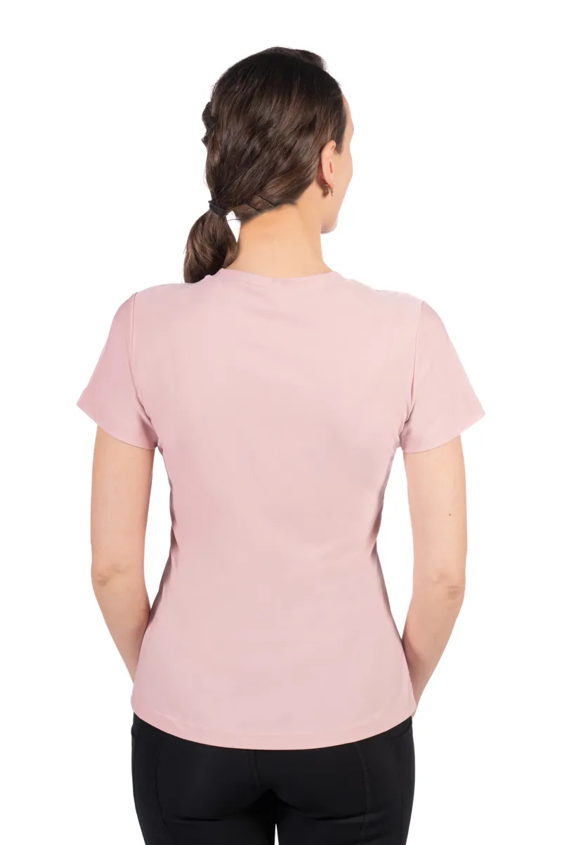 HKM Sporty Mesh T-Shirt in Pink-3
