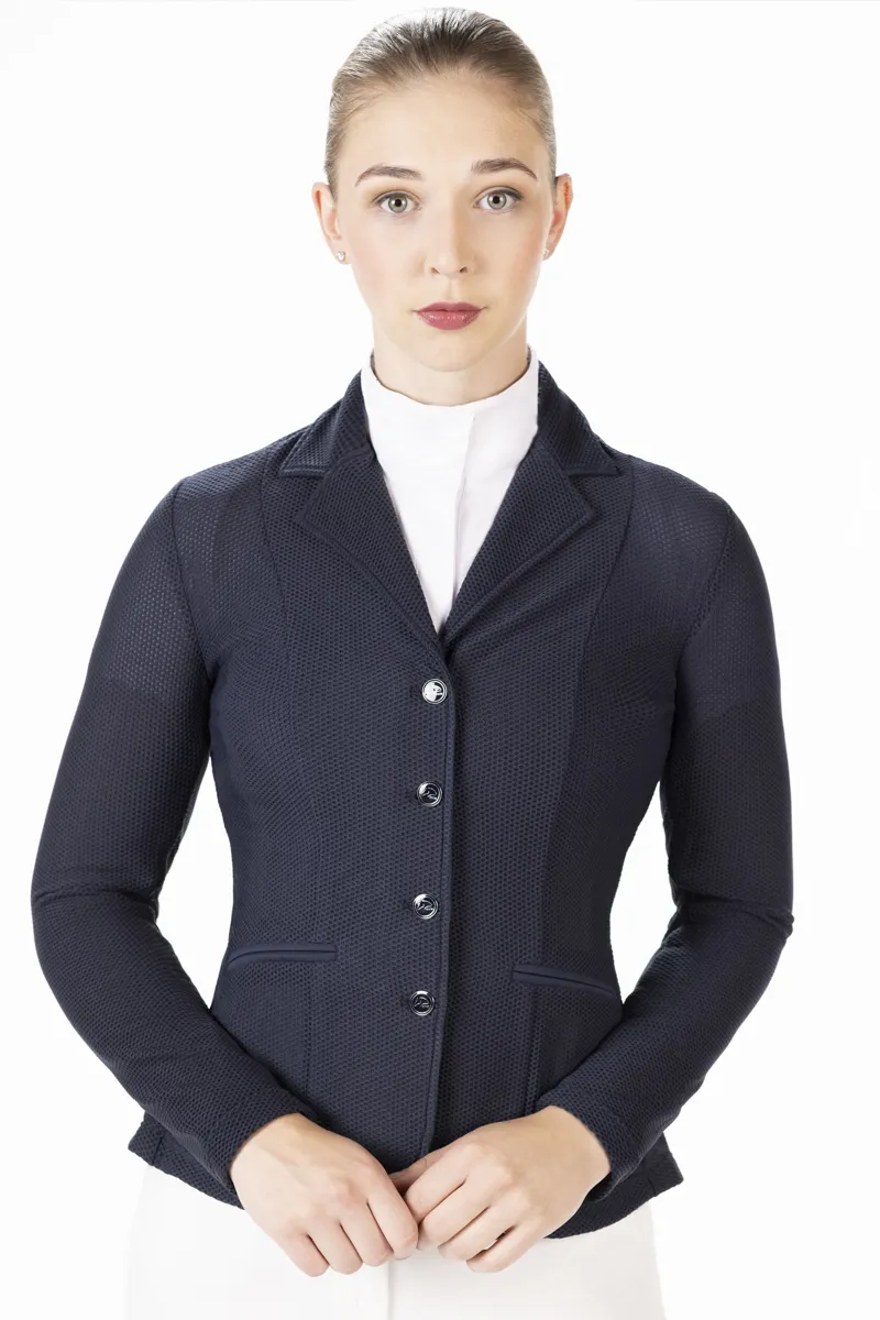 HKM Linda Mesh Competition Jacket Ladies in Navy-2