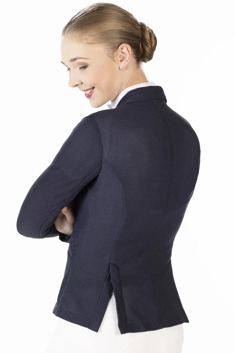 HKM Linda Mesh Competition Jacket Ladies in Navy-3