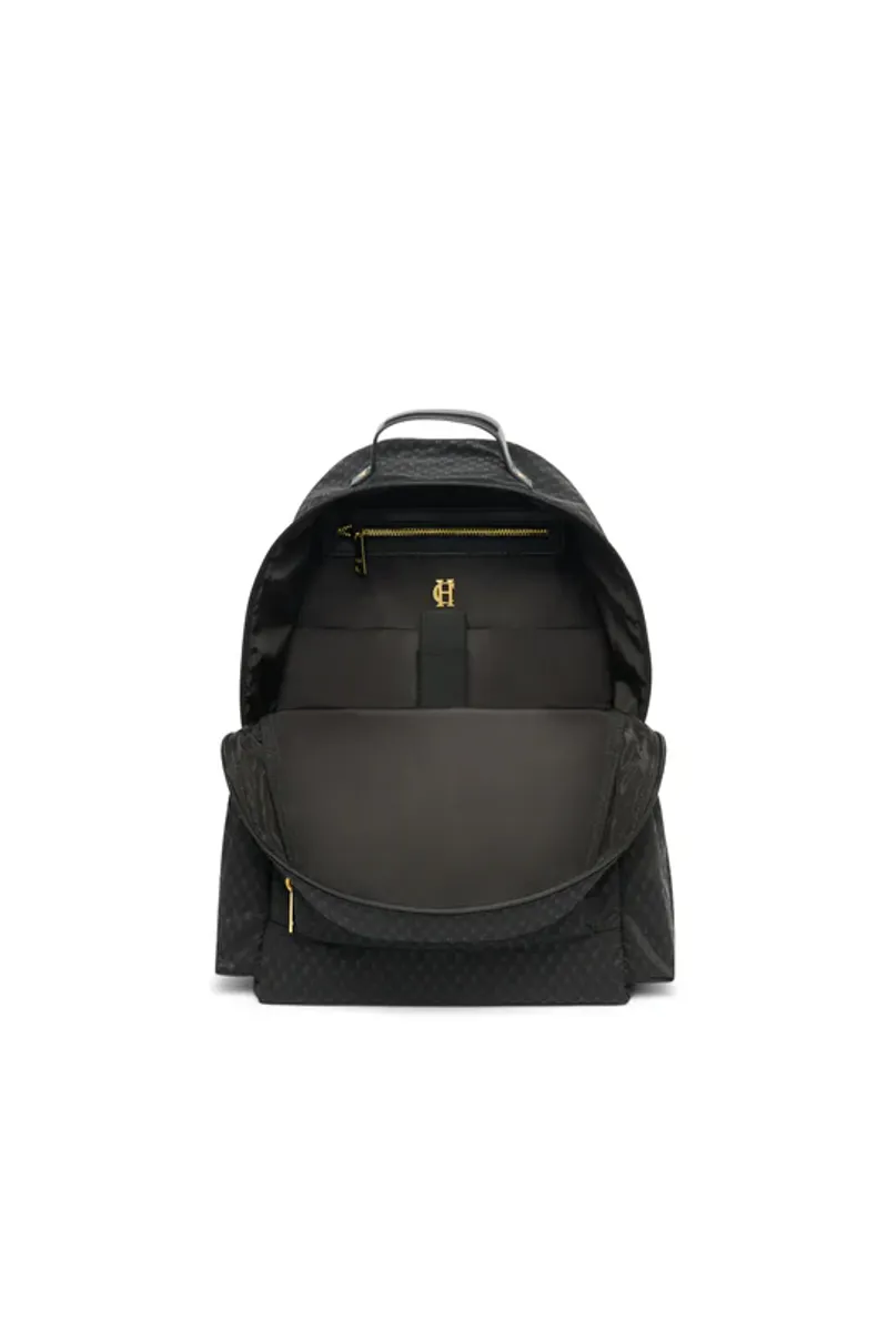 Holland Cooper Burghley Backpack in Black Monogram-4