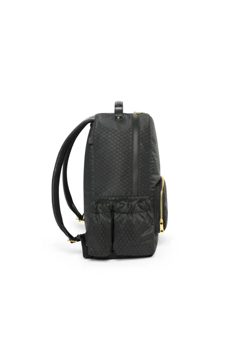 Holland Cooper Burghley Backpack in Black Monogram-6