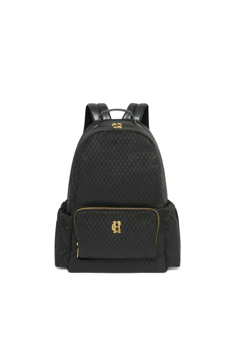 Holland Cooper Burghley Backpack in Black Monogram
