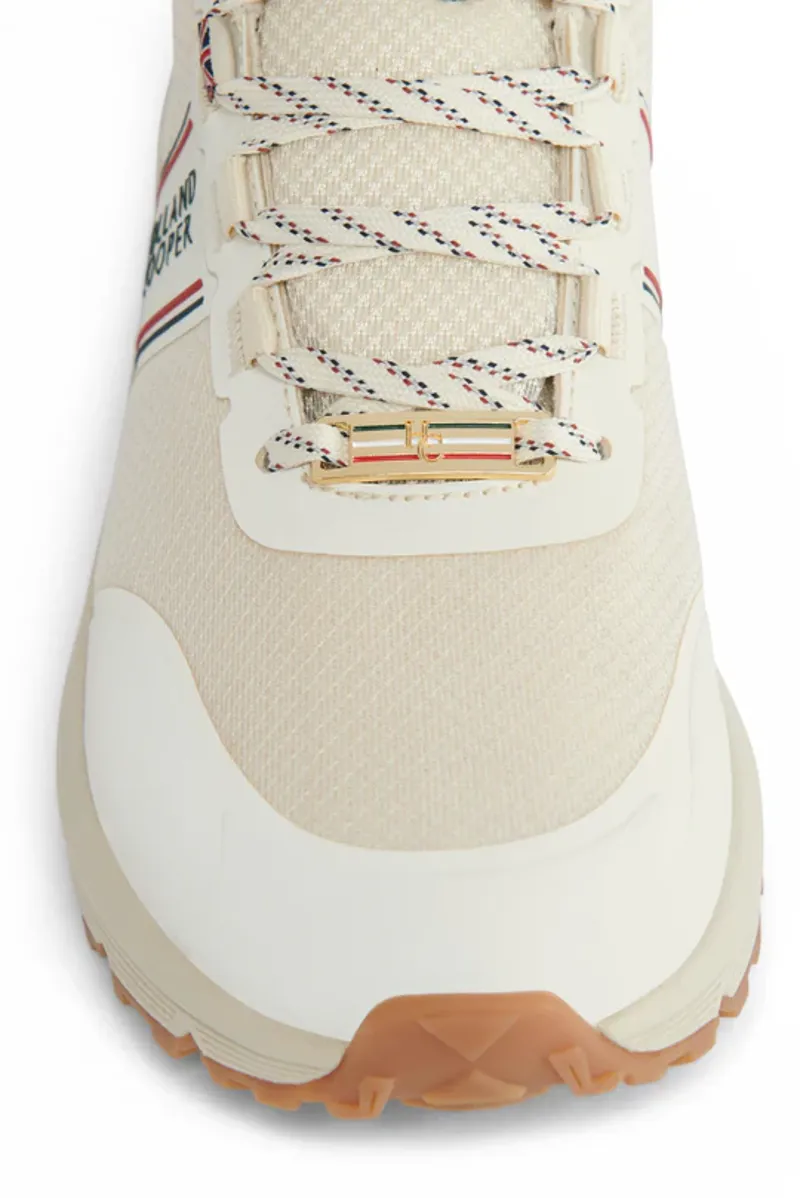 Holland Cooper Burghley Waterproof Trainer Ladies in Ecru-5