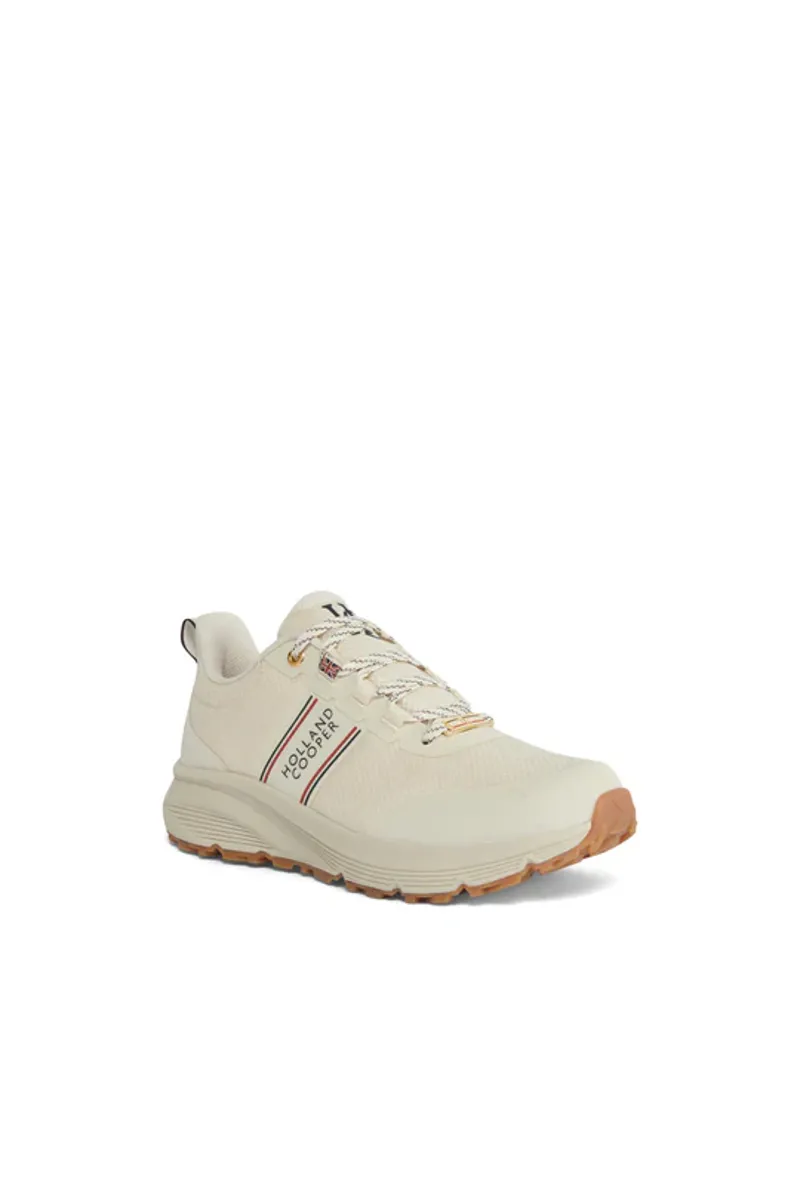 Holland Cooper Burghley Waterproof Trainer Ladies in Ecru-8