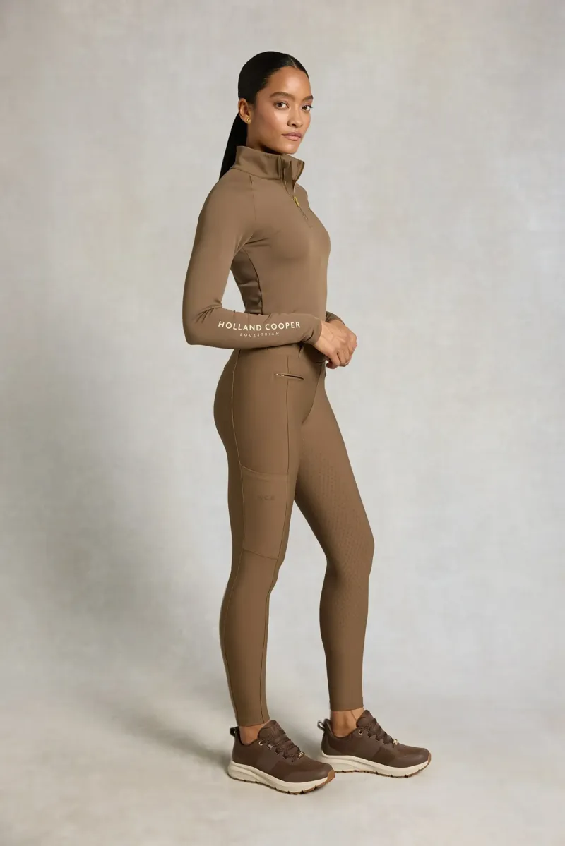 Holland Cooper Chatsworth Training Breeches Ladies in Chestnut-2