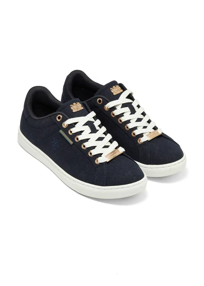 Holland Cooper Chelsea Court Trainer Ladies in Ink Navy-4