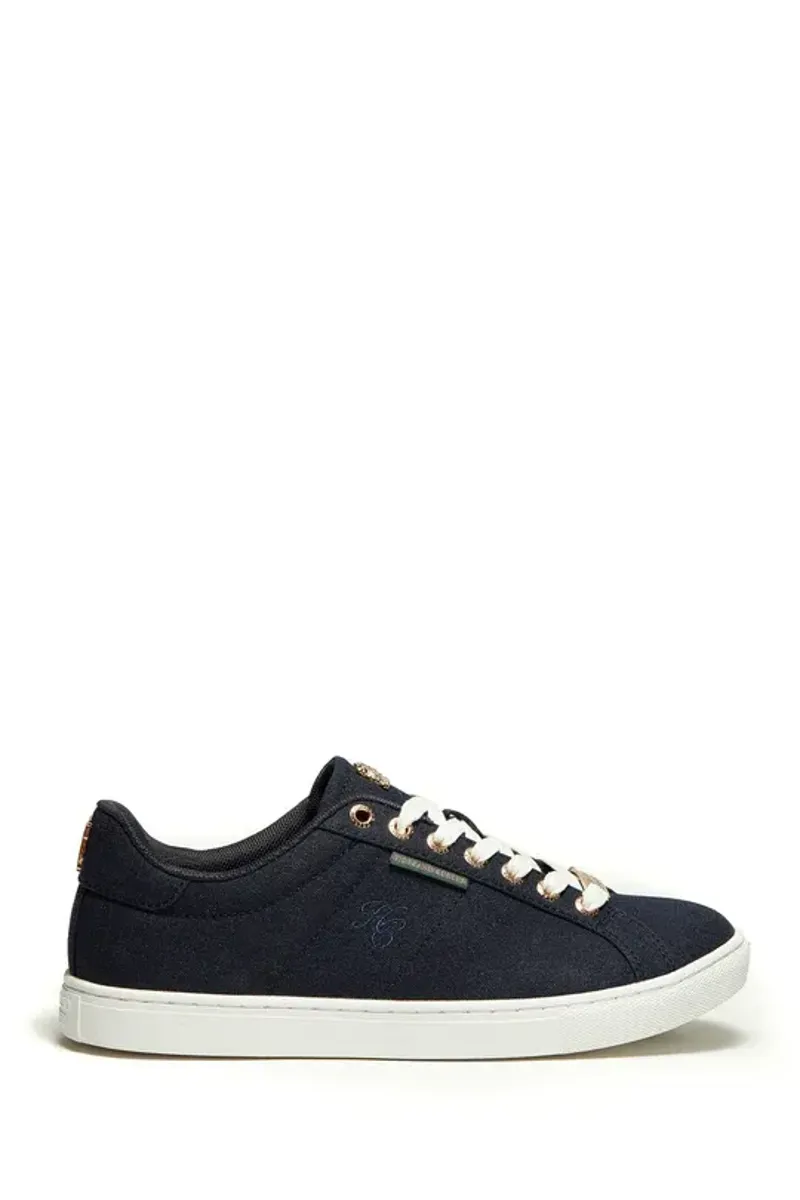 Holland Cooper Chelsea Court Trainer Ladies in Ink Navy-4