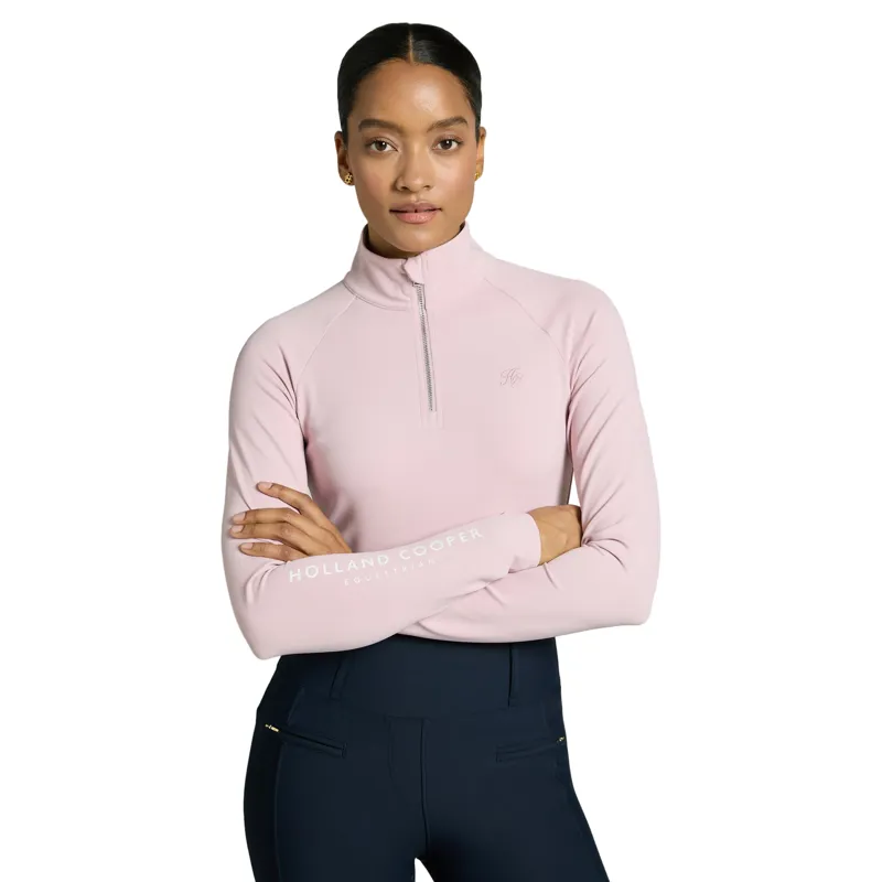 Holland Cooper Chiltern Base Layer Ladies in Dawn Pink