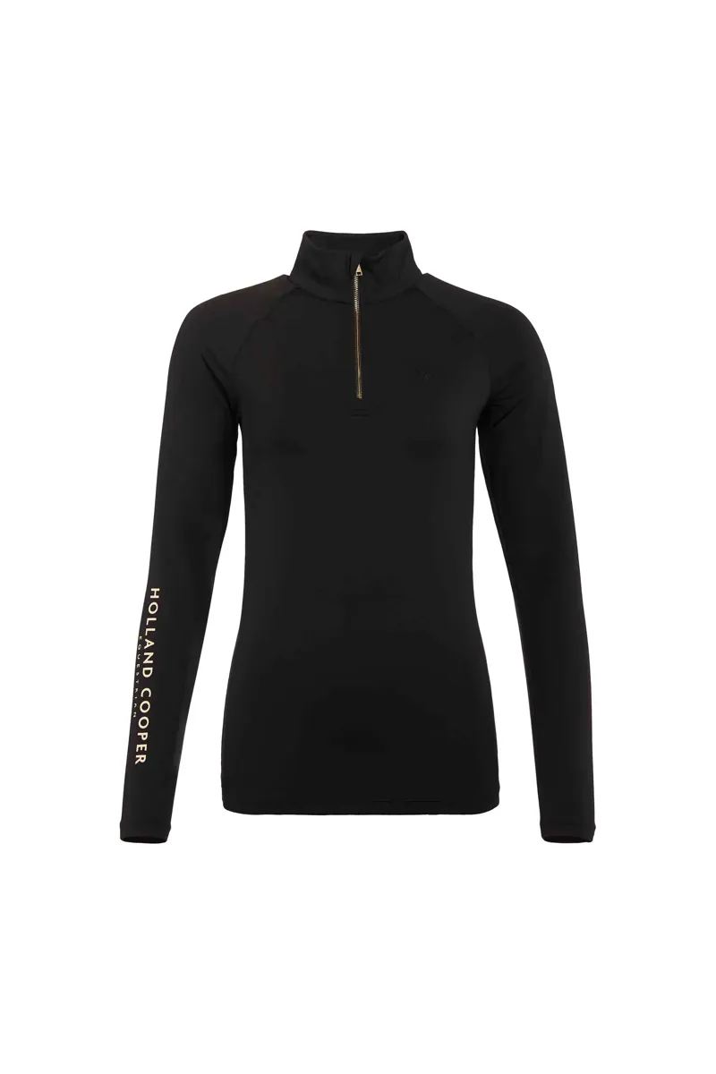 Holland Cooper Chiltern Base Layer Ladies in Black-3