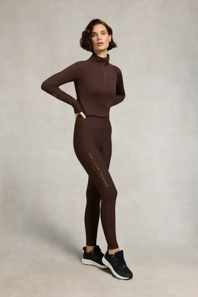 Holland Cooper Chiltern Legging Ladies in Walnut-3