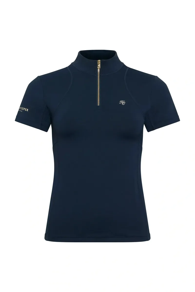 Holland Cooper Chiltern Short Sleeve Base Layer Ladies in Ink Navy-7