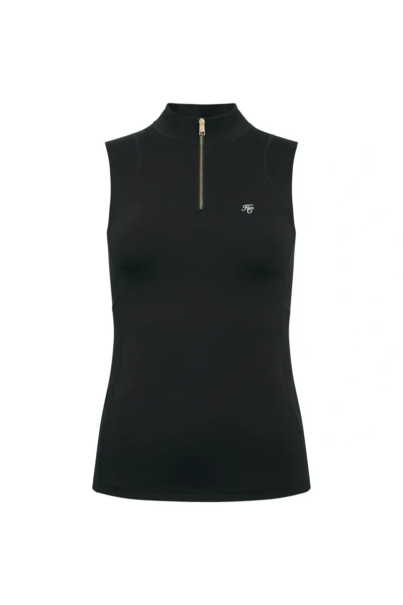Holland Cooper Chiltern Sleeveless Base Layer Ladies in Black-2