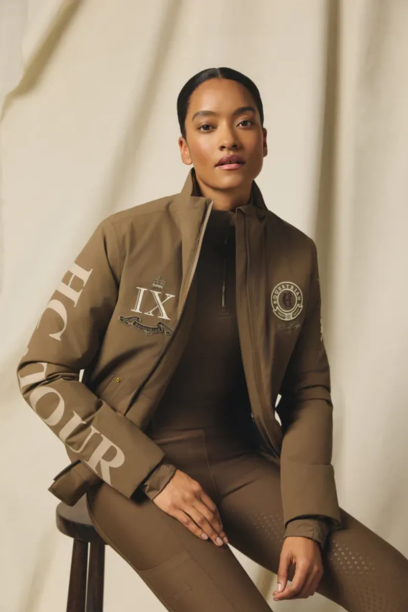 Holland Cooper Chiltern Team Jacket Ladies in Chestnut-2