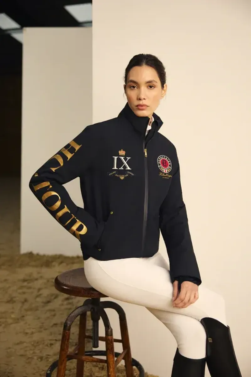 Holland Cooper Chiltern Team Jacket Ladies in Ink Navy-2