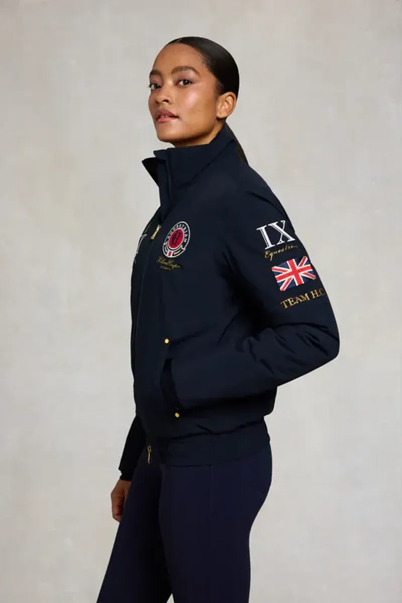 Holland Cooper Chiltern Team Jacket Ladies in Ink Navy-3